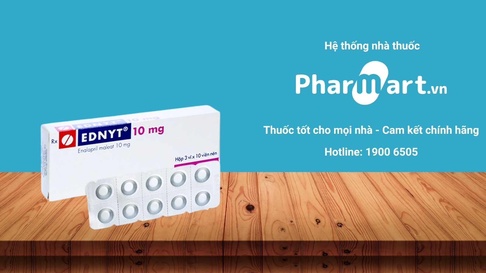 Mua ngay thuốc Ednyt 10mg chính hãng tại Pharmart.vn