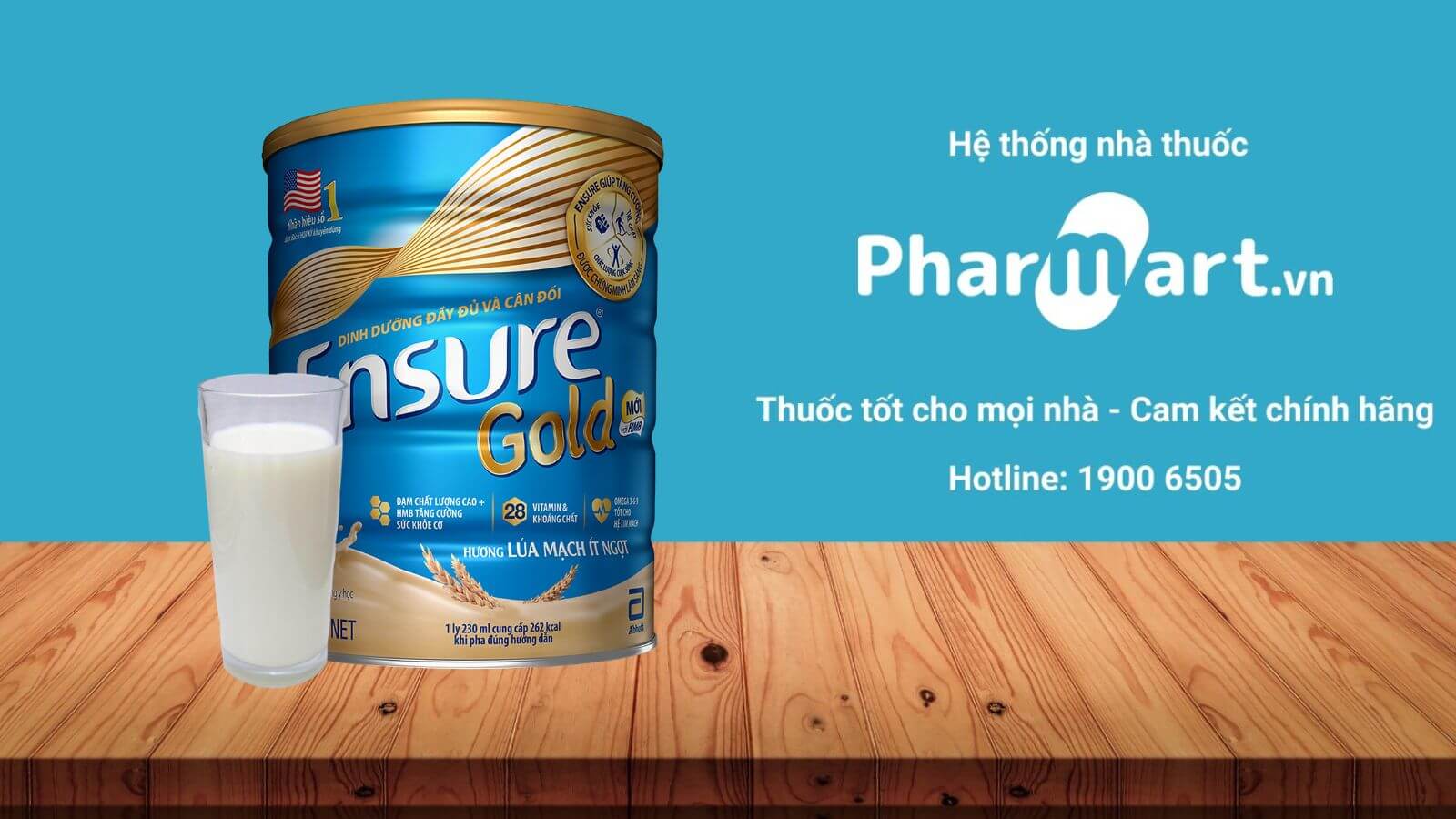 Đặt mua sữa Ensure Gold giá tốt tại Pharmart