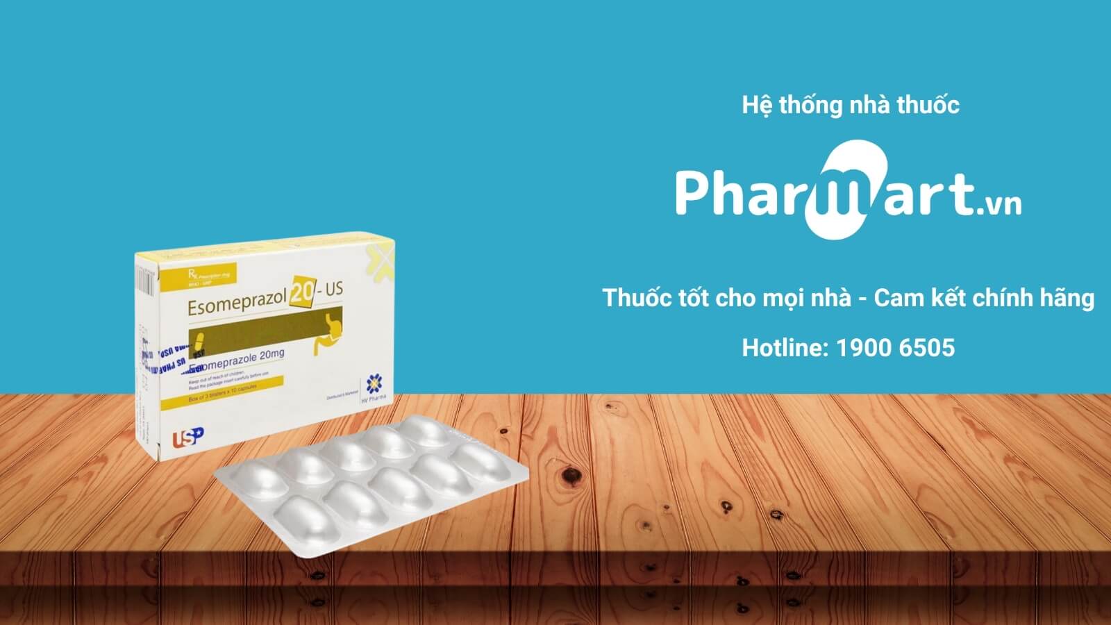 Mua Esomeprazol 20mg chính hãng tại Pharmart.vn