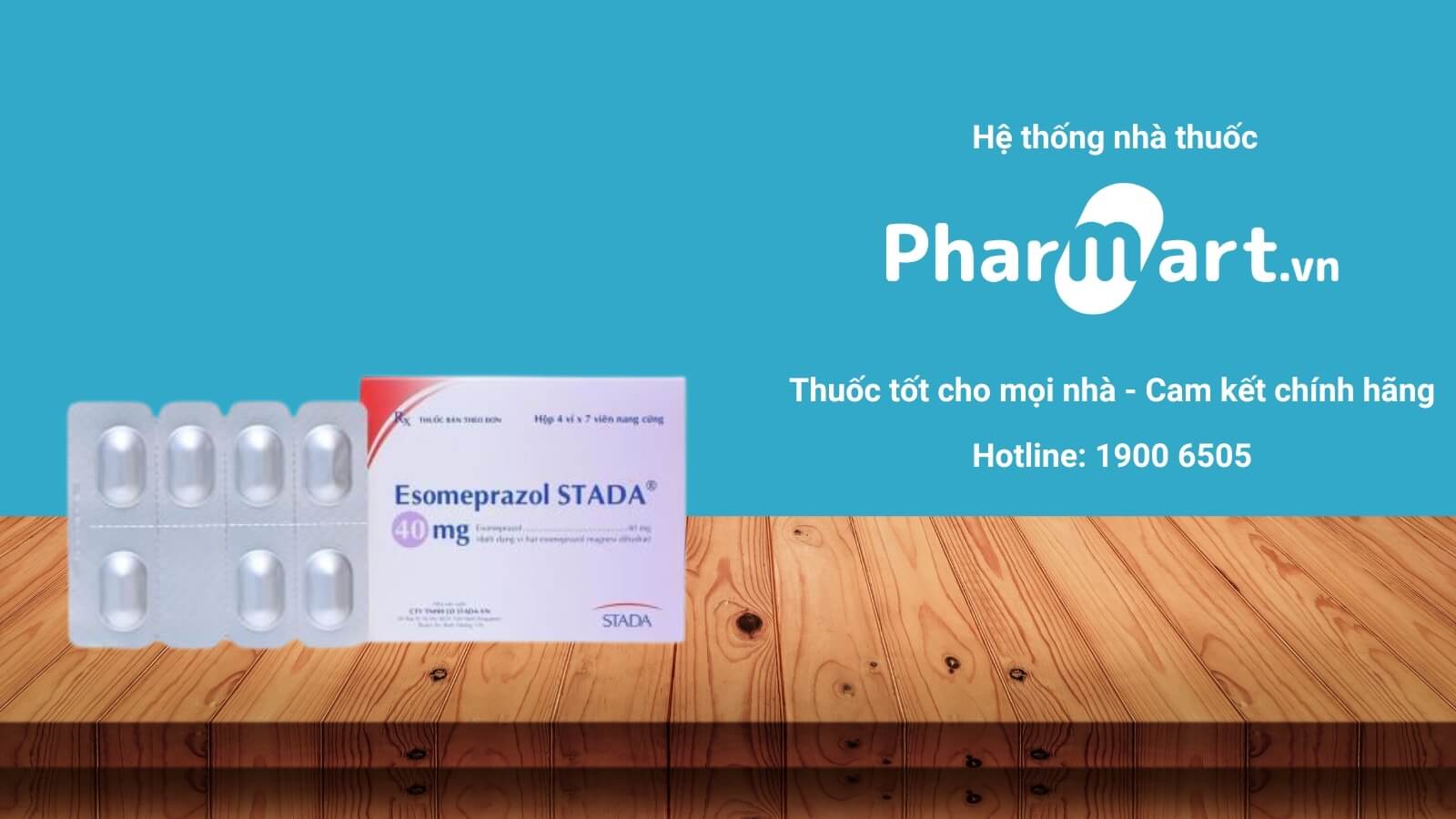 Mua Esomeprazol Stada 40mg chính hãng tại Pharmart.vn