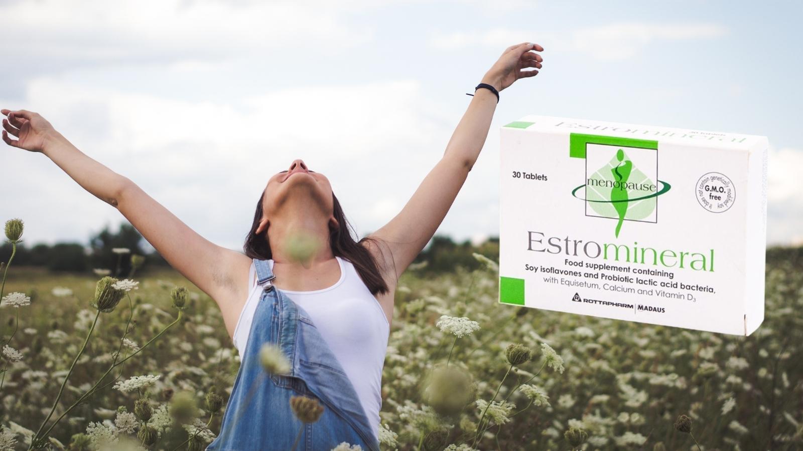 Viên uống Estromineral cải thiện triệu chứng tiền mãn kinh