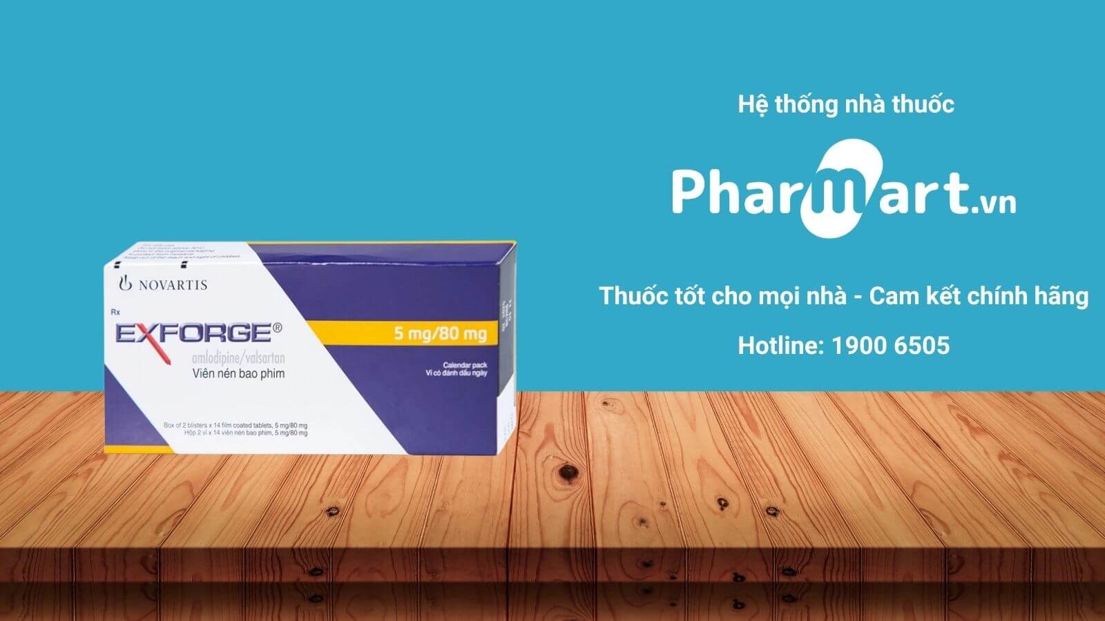Mua ngay Exfoge 5/80mg chính hãng tại Pharmart.vn