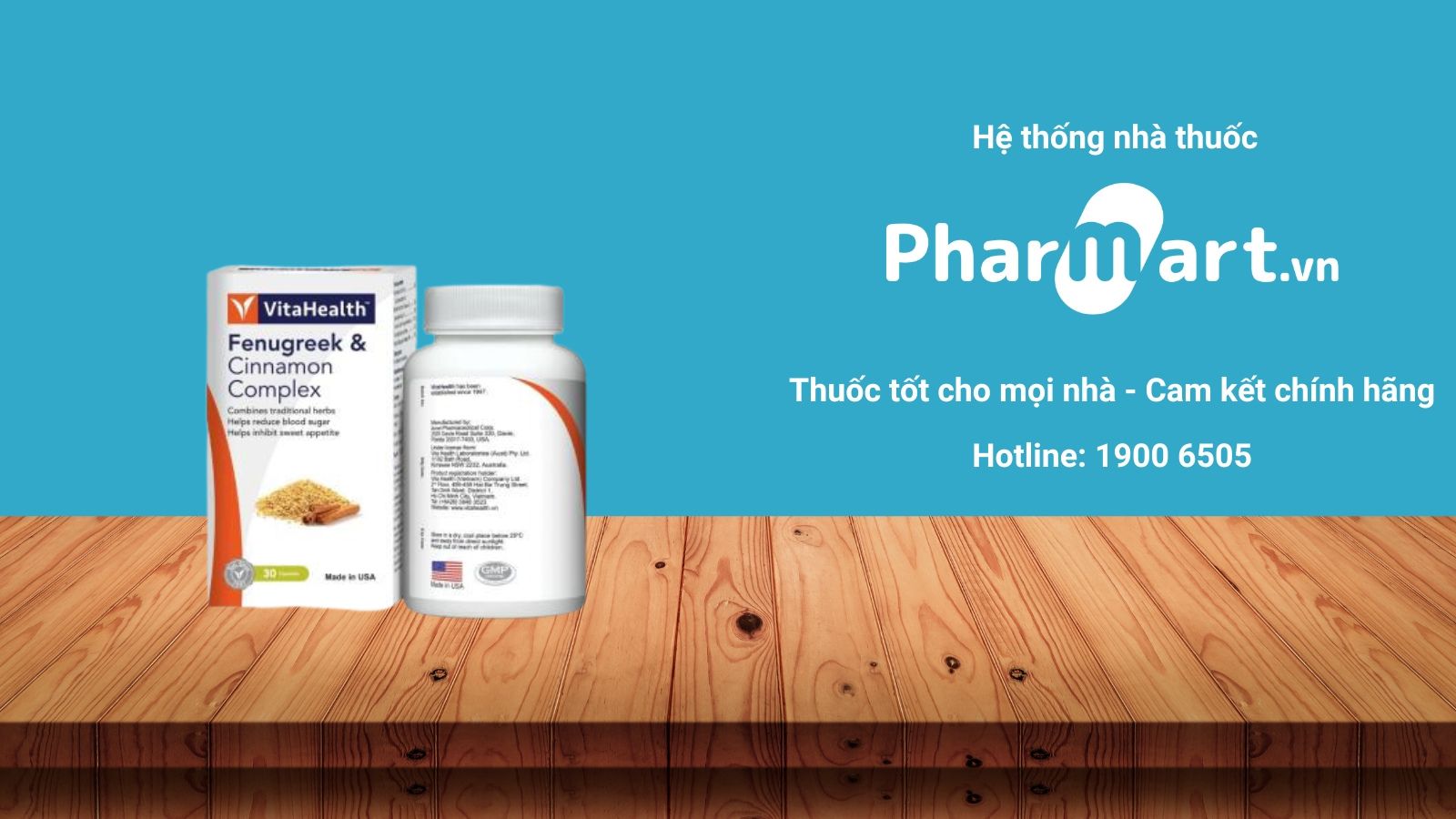 Mua ngay Fenugreek & Cinnamon Complex chính hãng tại Pharmart.vn