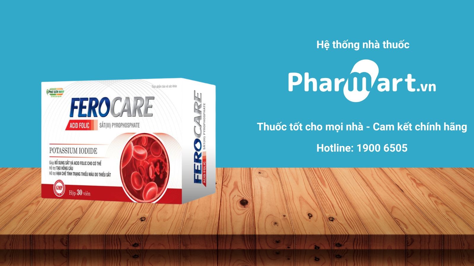 FEROCARE đang được bán chính hãng tại Nhà thuốc Pharmart.vn