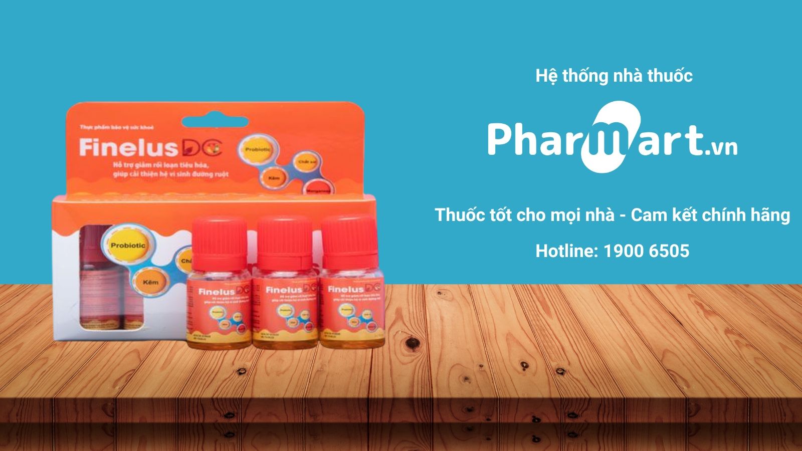 Finelus DC đang được bán chính hãng tại Nhà thuốc Pharmart.vn