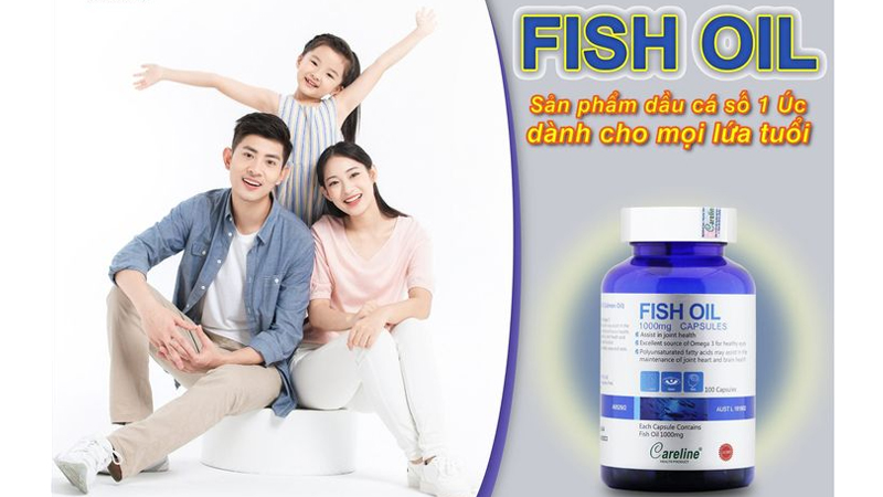 Fish Oil (Salmon Oil) 1000mg là sản phẩm dành cho mọi lứa tuổi