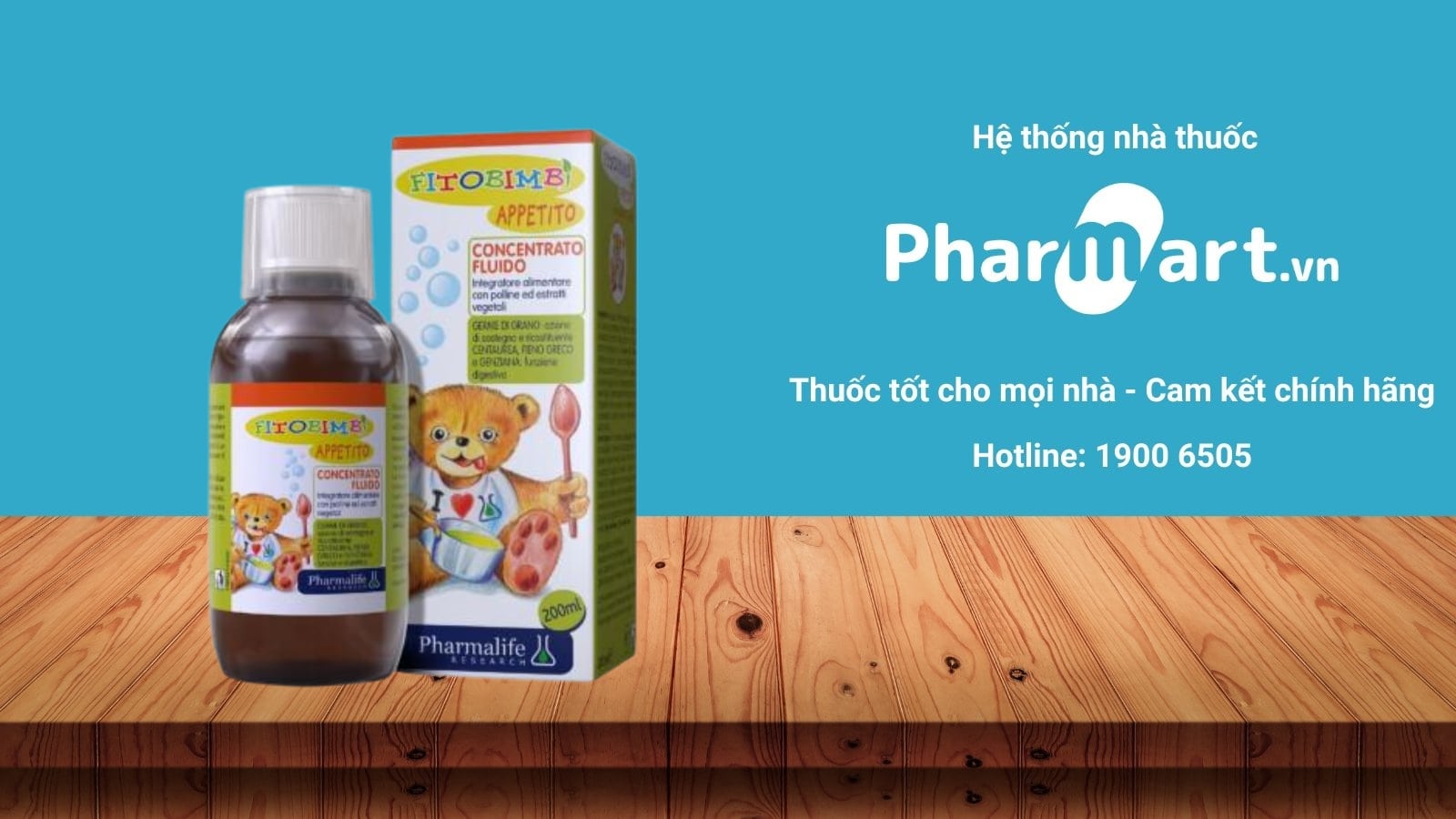 Liên hệ Pharmart.vn để đảm bảo mua Fitobimbi Appetito chính hãng