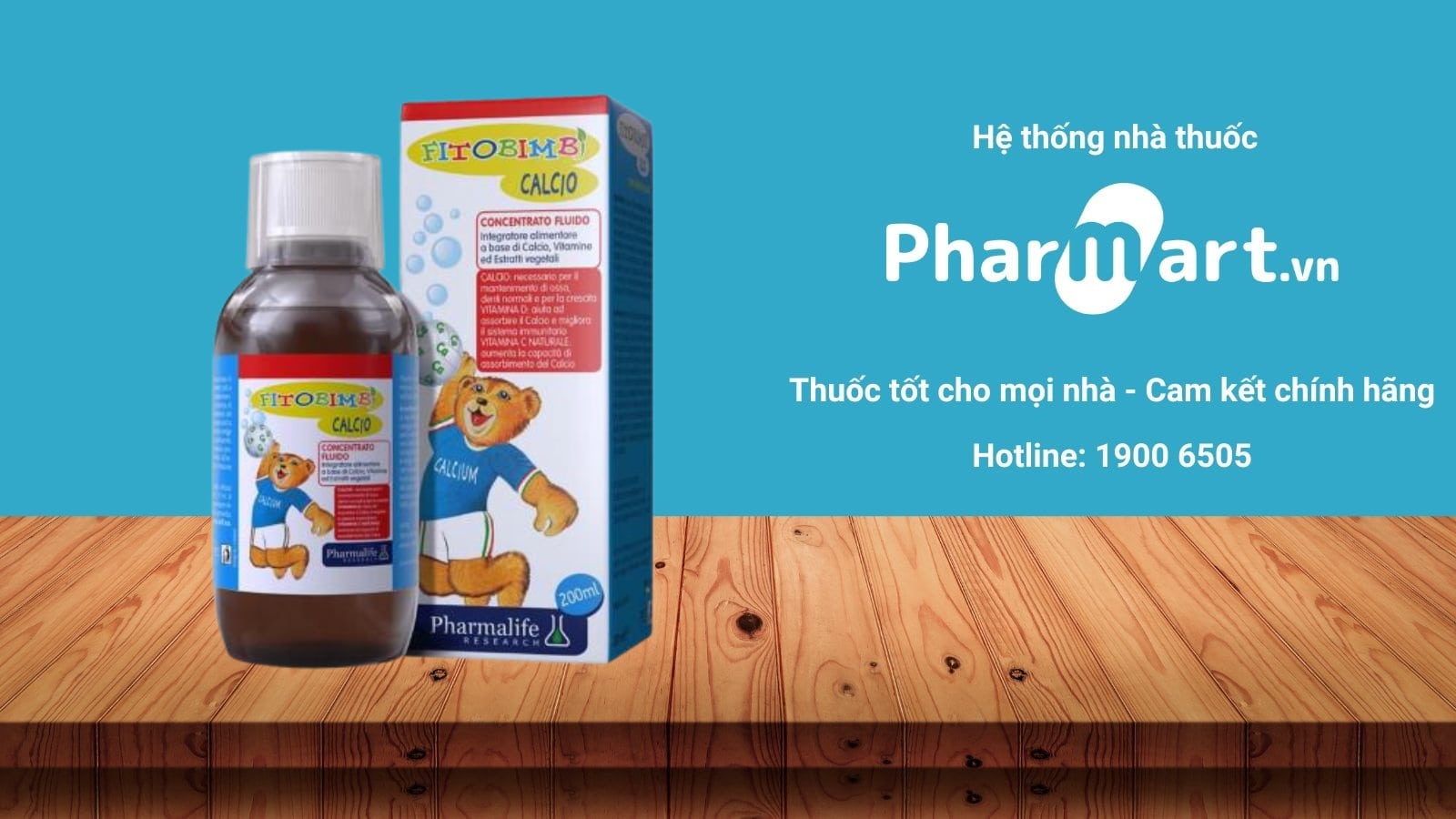 Liên hệ Pharmart.vn để đảm bảo mua Fitobimbi Calcio chính hãng