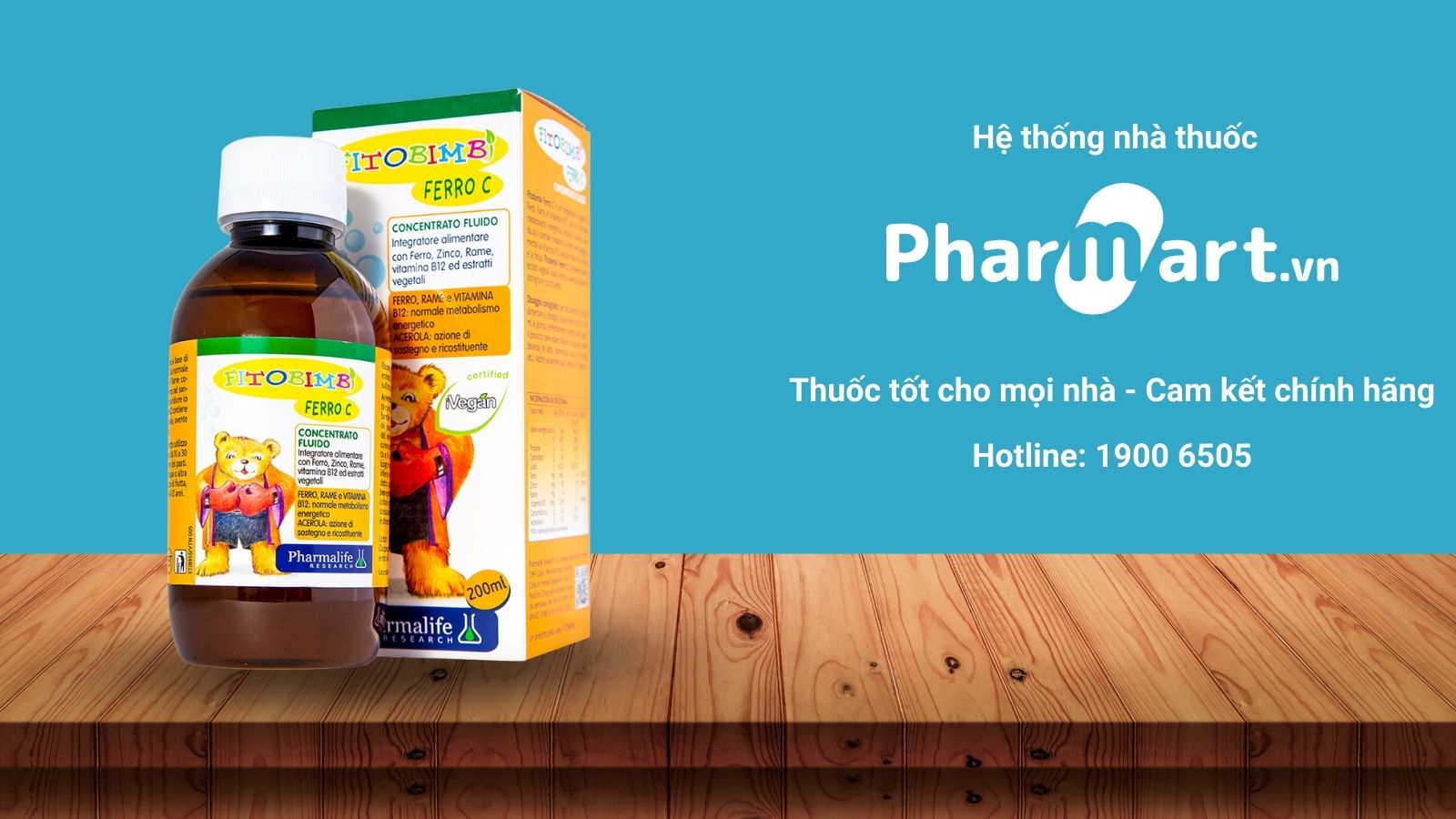 Pharmart.vn cam kết phân phối sản phẩm chính hãng.