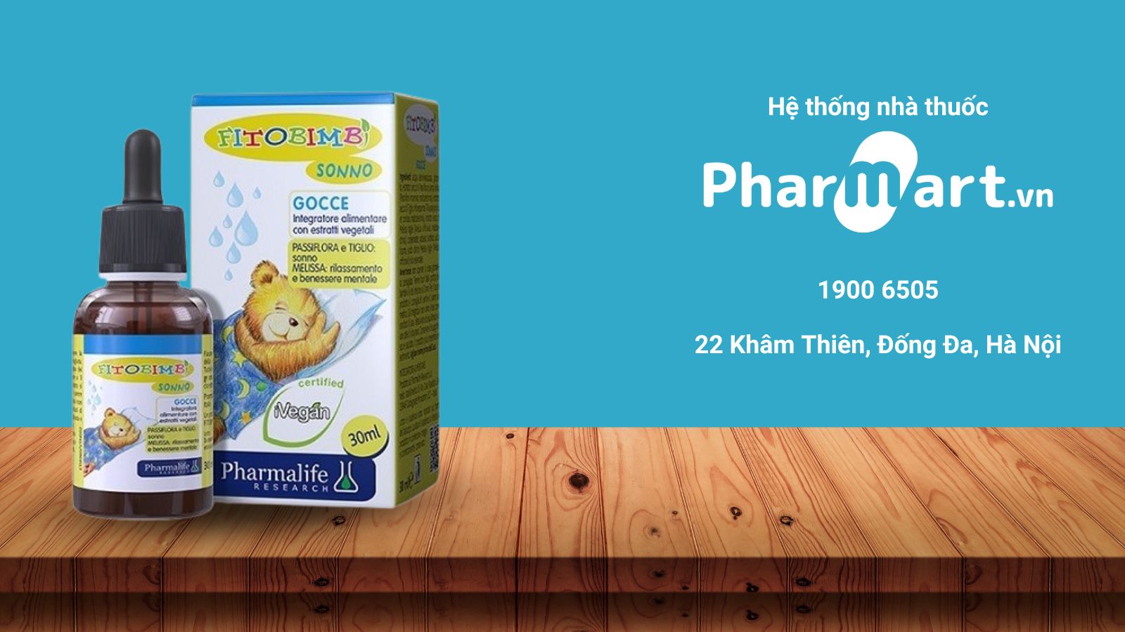 Pharmart.vn là địa chỉ uy tín cung cấp Fitobimbi Sonno chính hãng