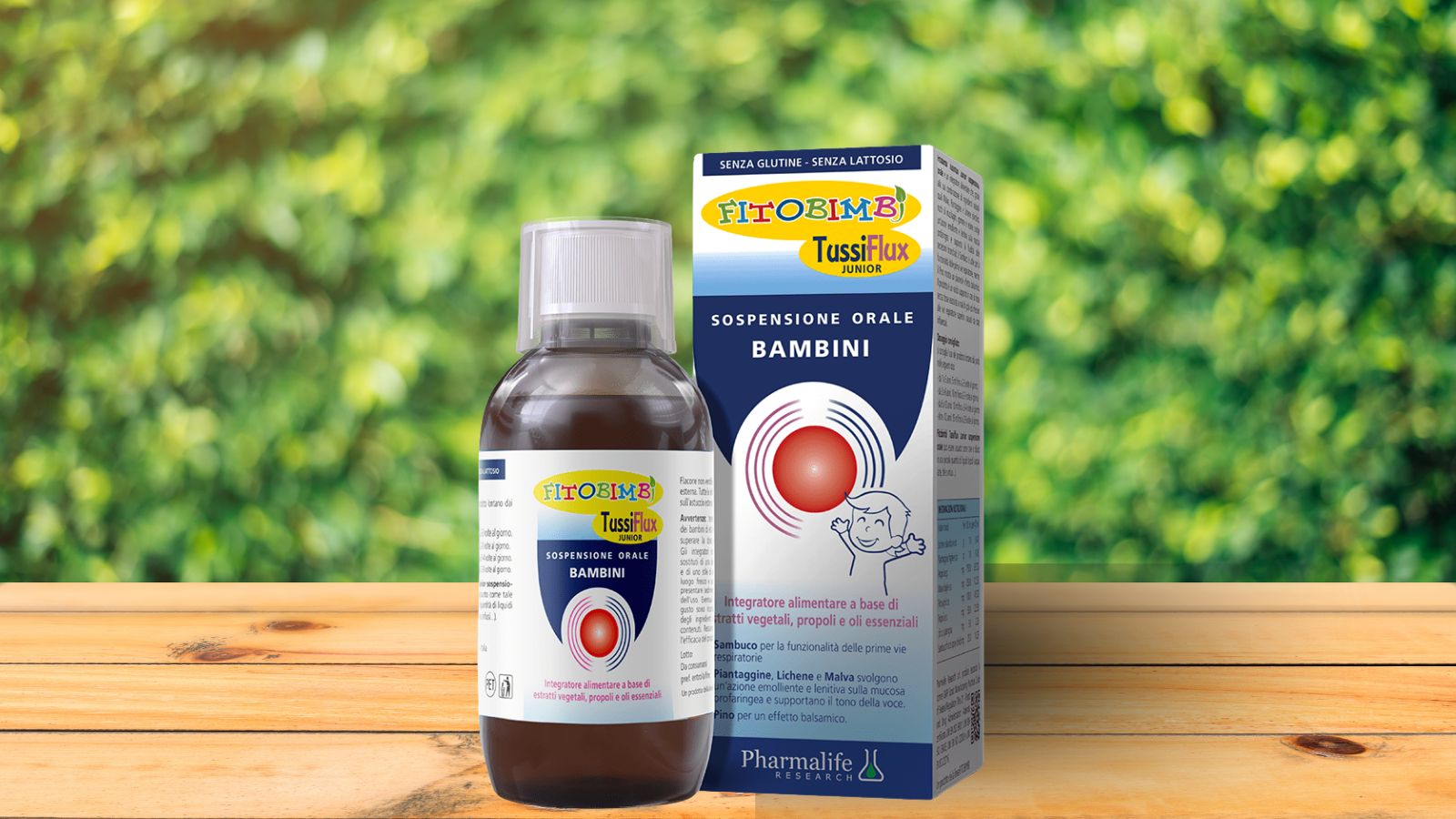 Siro Fitobimbi Tussiflux junior hỗ trợ giảm các triệu chứng ho, đau rát họng