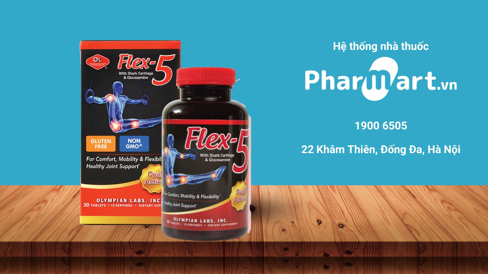 Pharmart.vn phân phối chính hãng Flex 5 với giá thành hợp lý