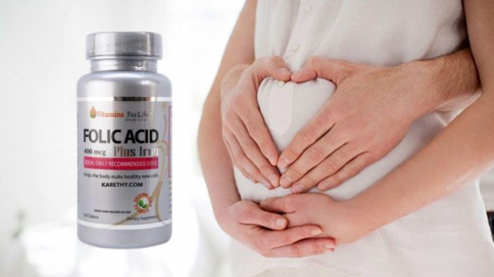 Viên uống Folic Acid của Vitamins for life