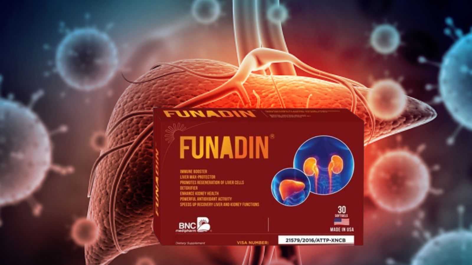 Funadin - Giải độc, phục hồi chức năng gan