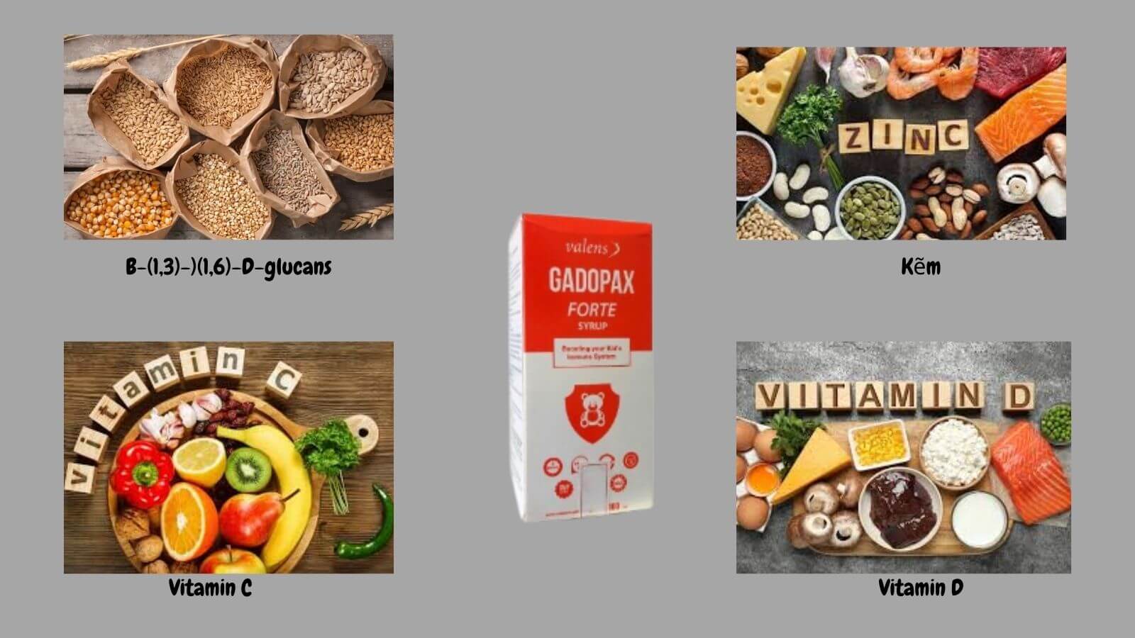    Gadopax forte chứa nhiều dưỡng chất