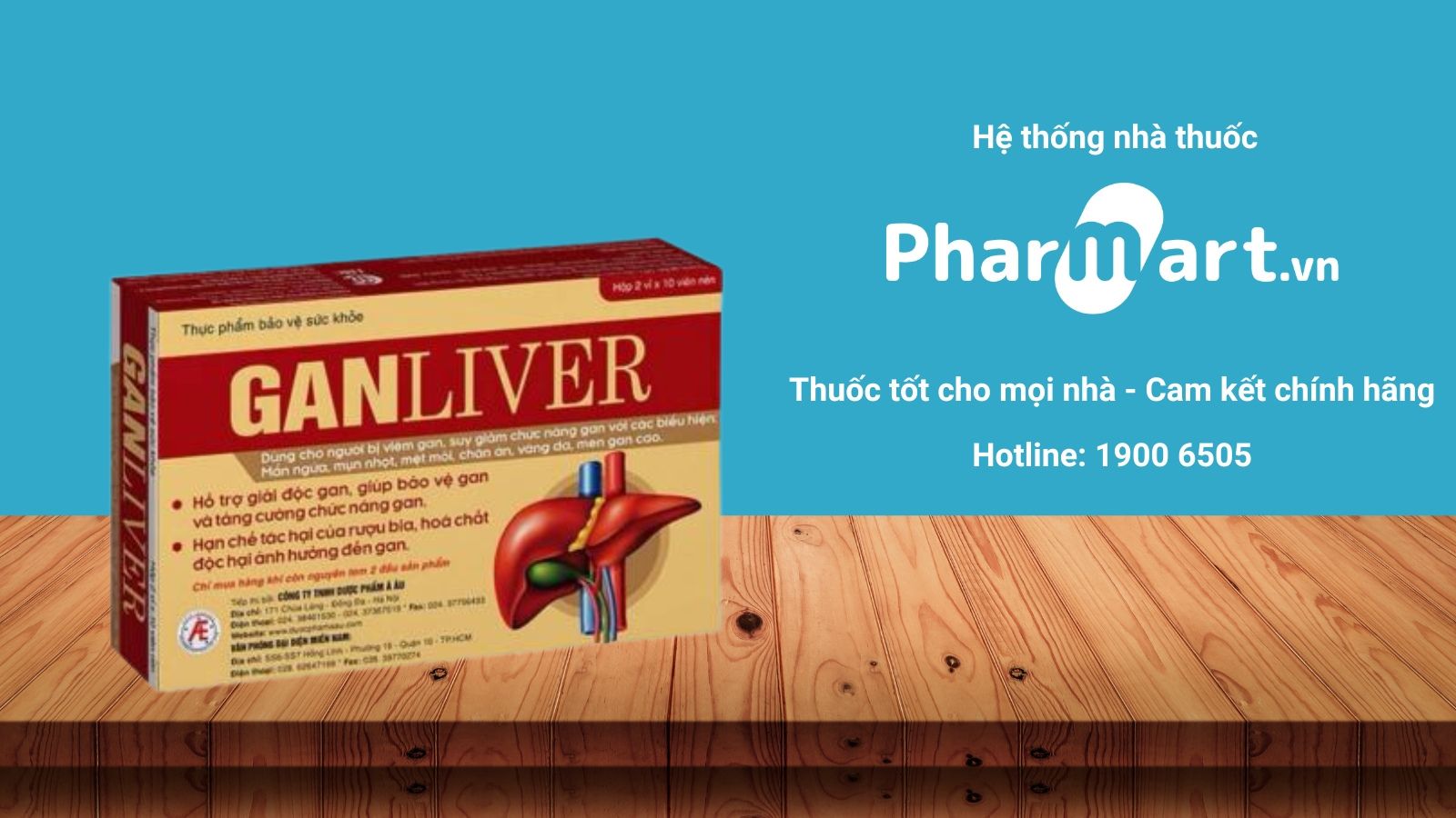 Mua ngay viên uống Gan Liver chính hãng tại Pharmart.vn