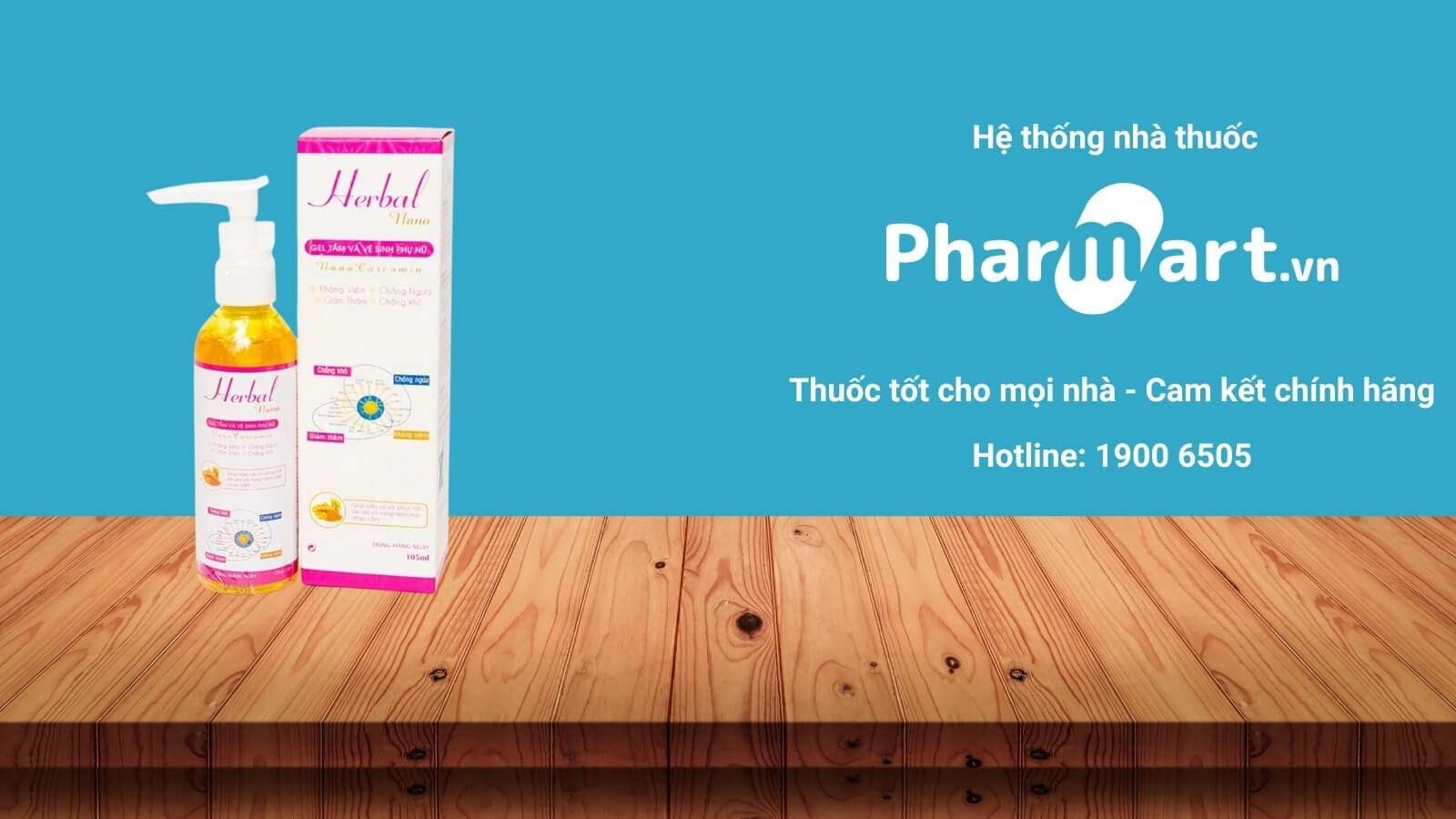 Mua ngay Gel Vệ Sinh Phụ Nữ Herbal Nano chính hãng tại Pharmart.vn