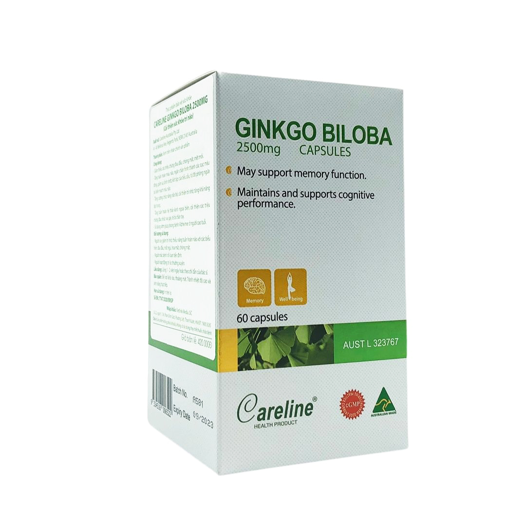 viên uống bổ não GINKGO BILOBA careline