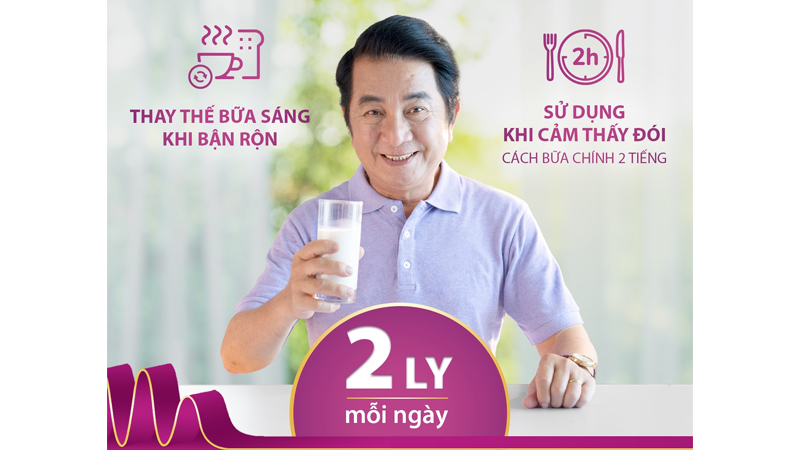 Uống 2 ly Glucerna dạng bột hương lúa mạch mỗi ngày