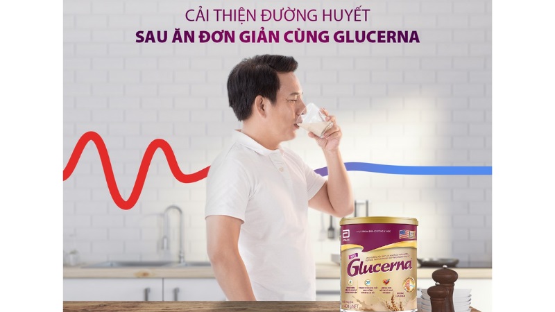 Sữa bột Glucerna lúa mạch 400g giúp cải thiện đường huyết