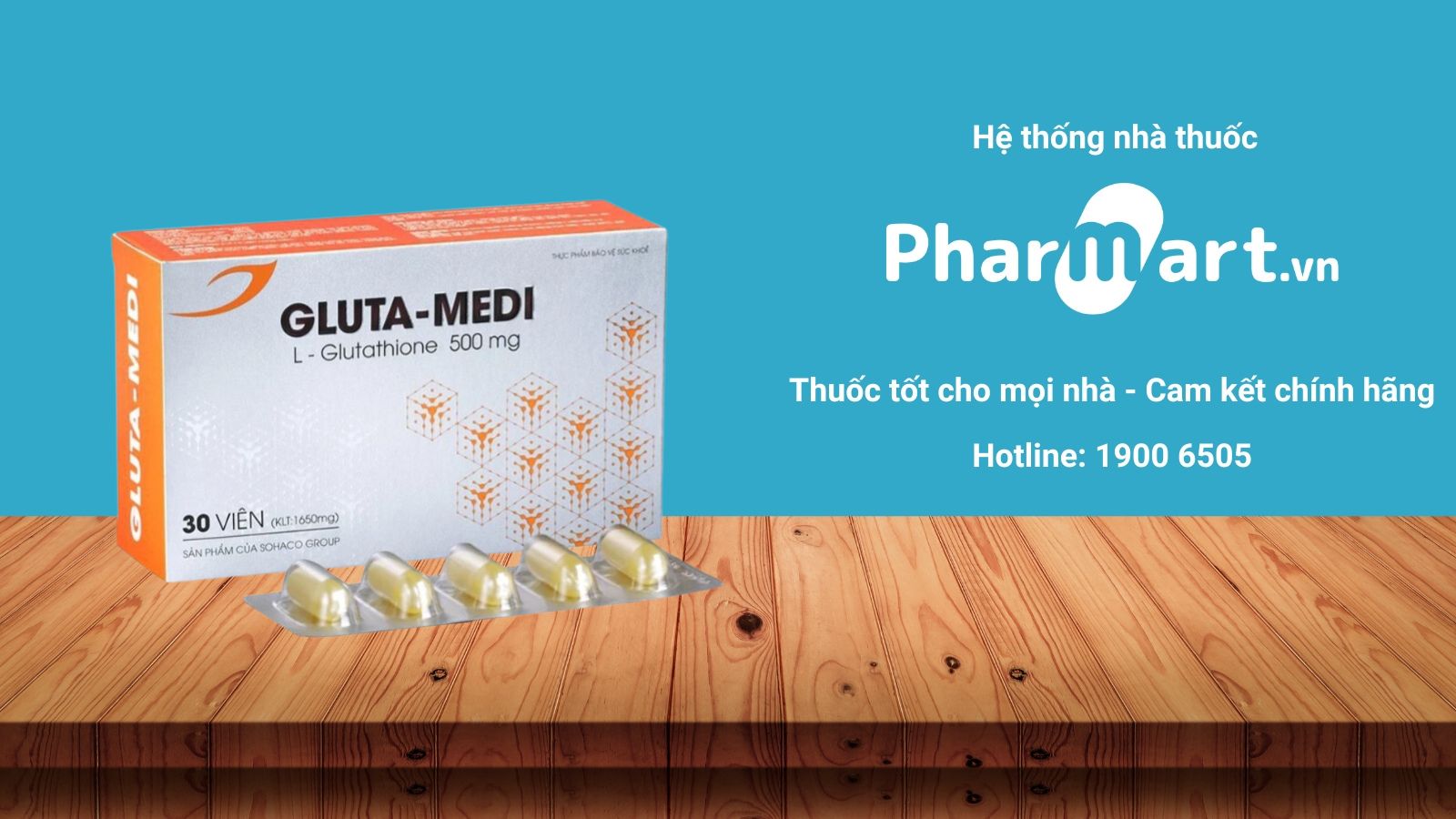 Mua ngay Gluta-Medi chính hãng tại Pharmart.vn