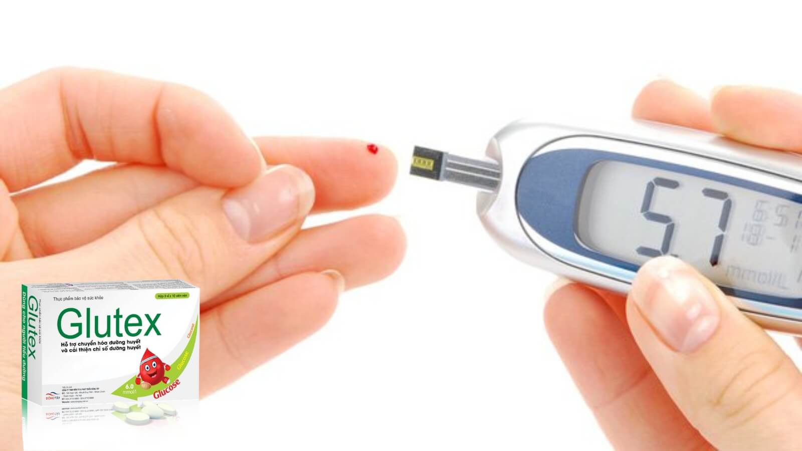 Viên uống Glutex có tác dụng hỗ trợ cân bằng đường huyết