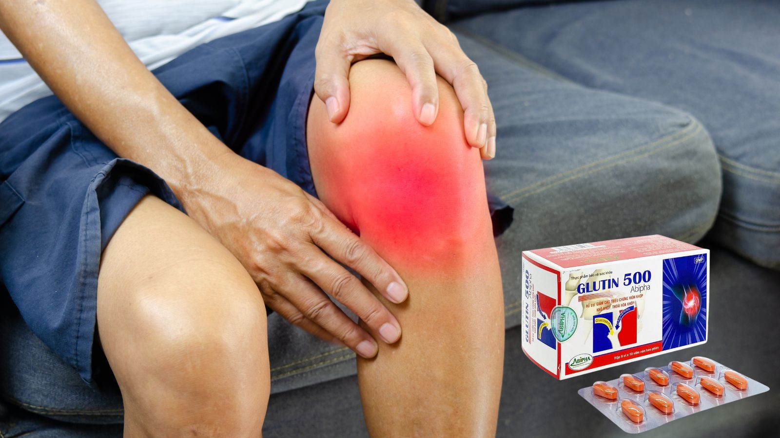 Glutin 500 Abipha - Hỗ trợ cải thiện tình trạng khớp