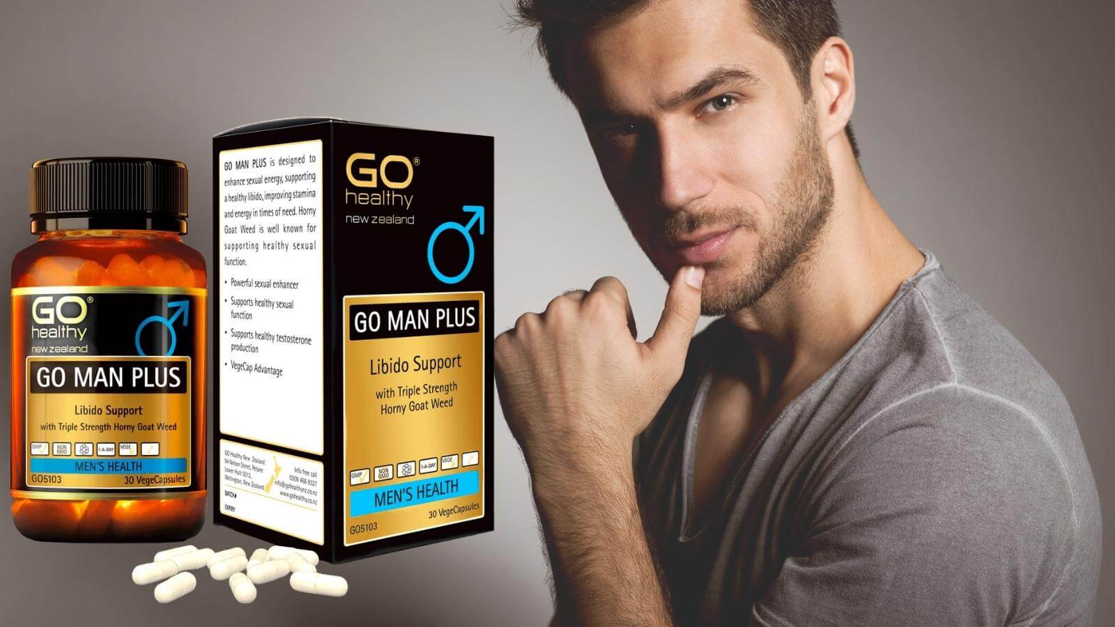 Go Man Plus New Zealand giúp tăng cường sinh lực phái mạnh