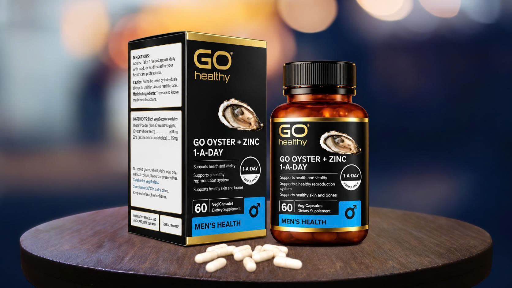 Go Oyster Plus Zinc 1-A-Day hỗ trợ tăng cường sinh lý phái mạnh