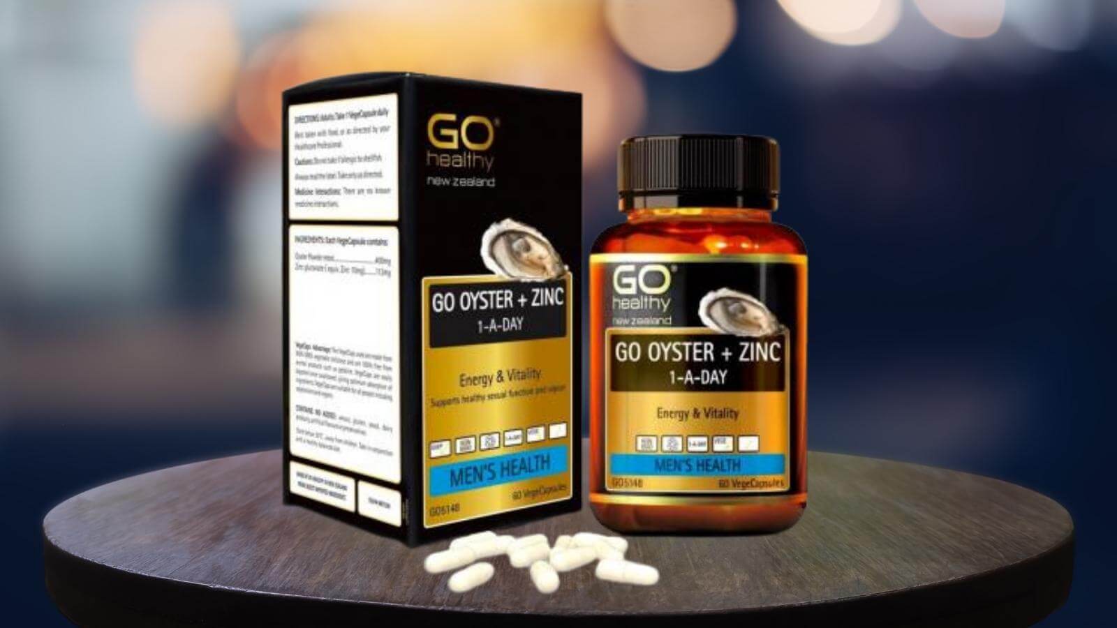 Go Oyster Plus Zinc 1-A-Day hỗ trợ tăng cường sinh lý phái mạnh