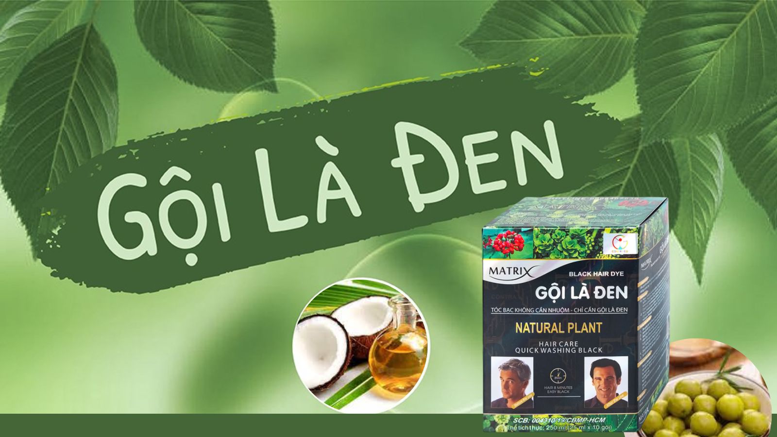 Gội là đen - Dầu gội nhuộm tóc