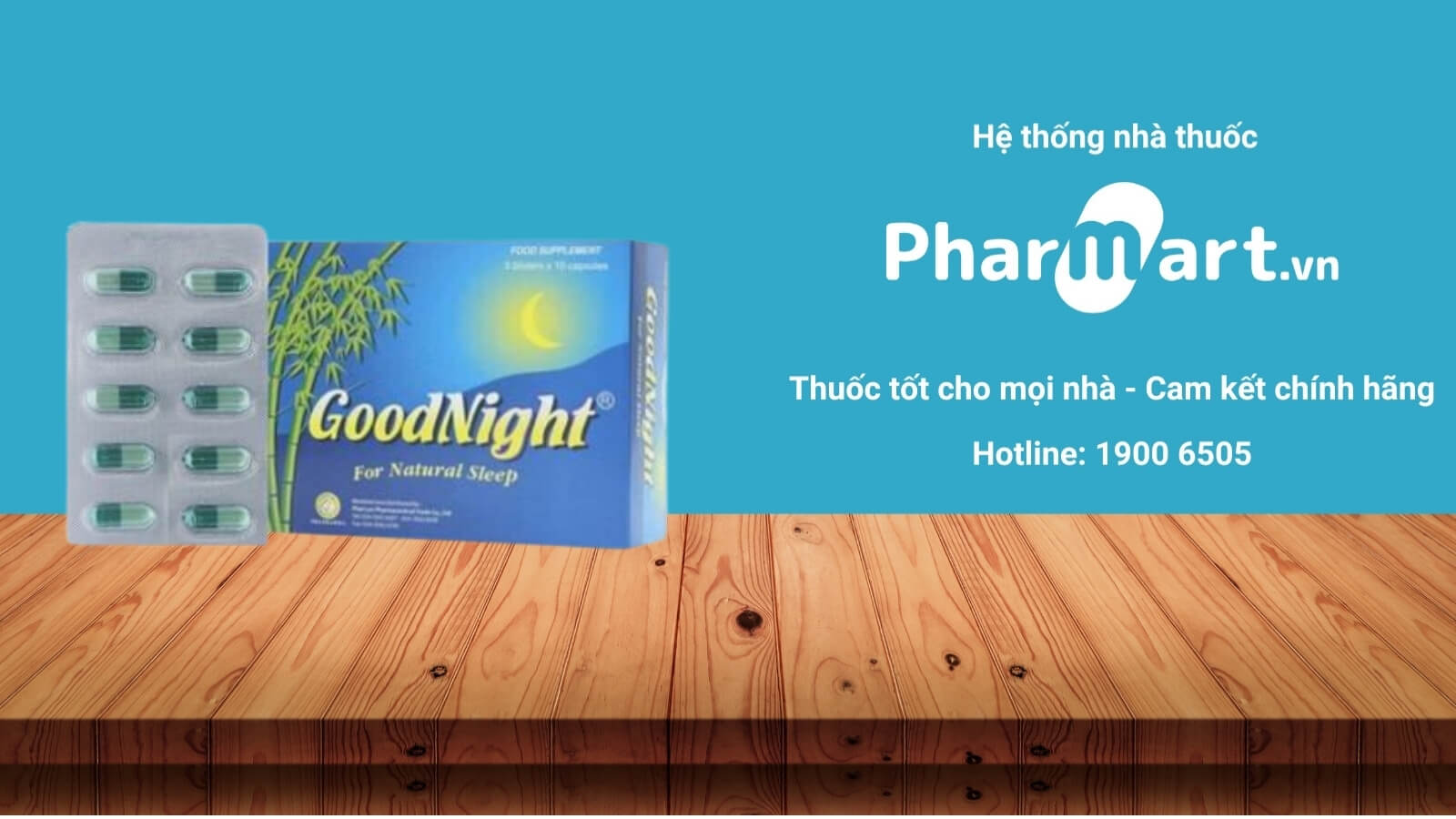 Mua ngay viên uống GoodNight chính hãng tại Pharmart.vn