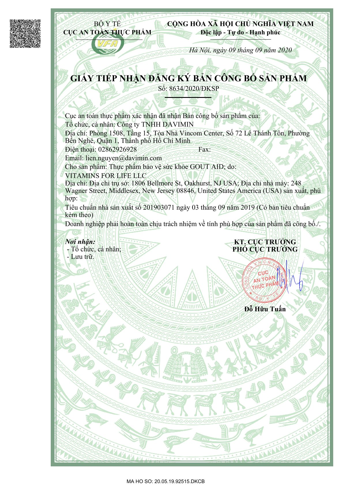 Công Bố Gout Aid