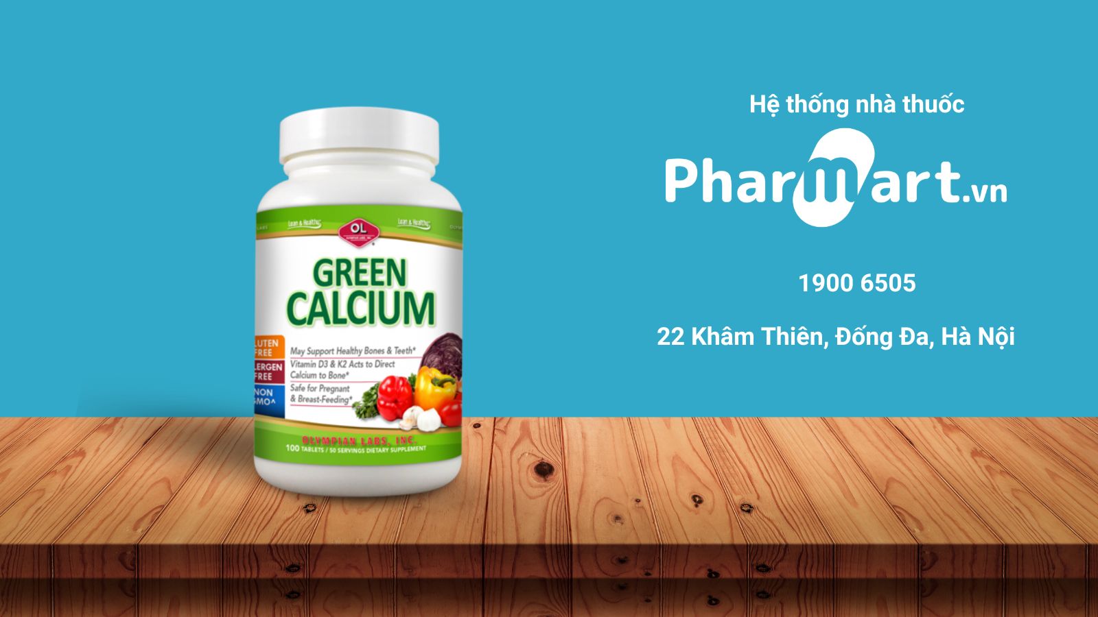 Mua Green Calcium tại Nhà thuốc Pharmart.vn để đảm bảo chính hãng