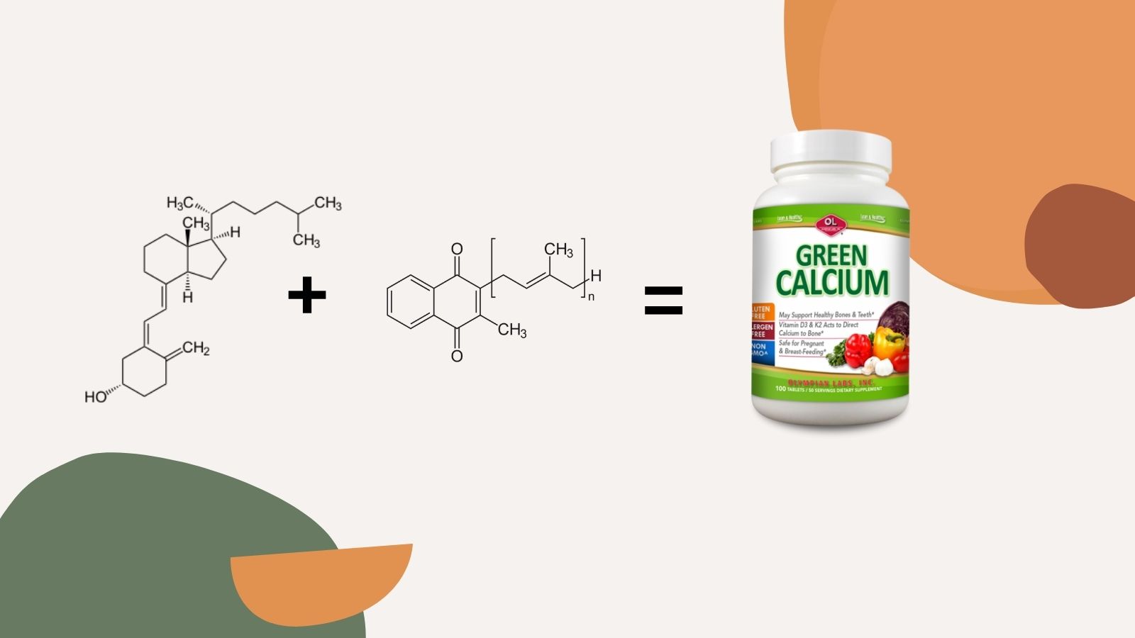 Viên uống bổ sung canxi Green Calcium của Olympian Labs