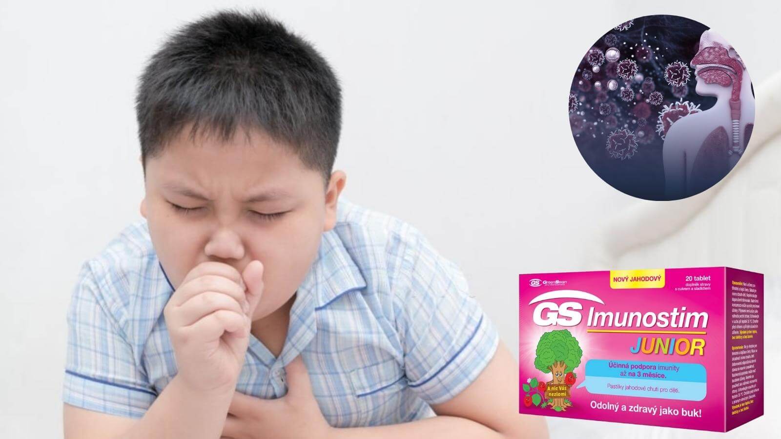 GS Imunostim Junior giúp tăng cường hệ miến dịch.