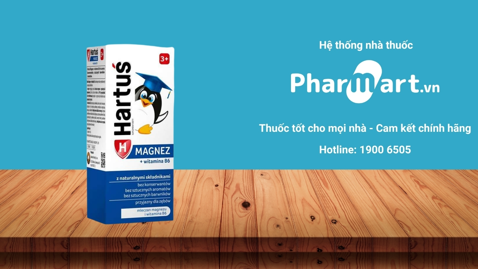 Mua ngay Hartus Magnesium + Vitamin B6 chính hãng tại Pharmart.vn