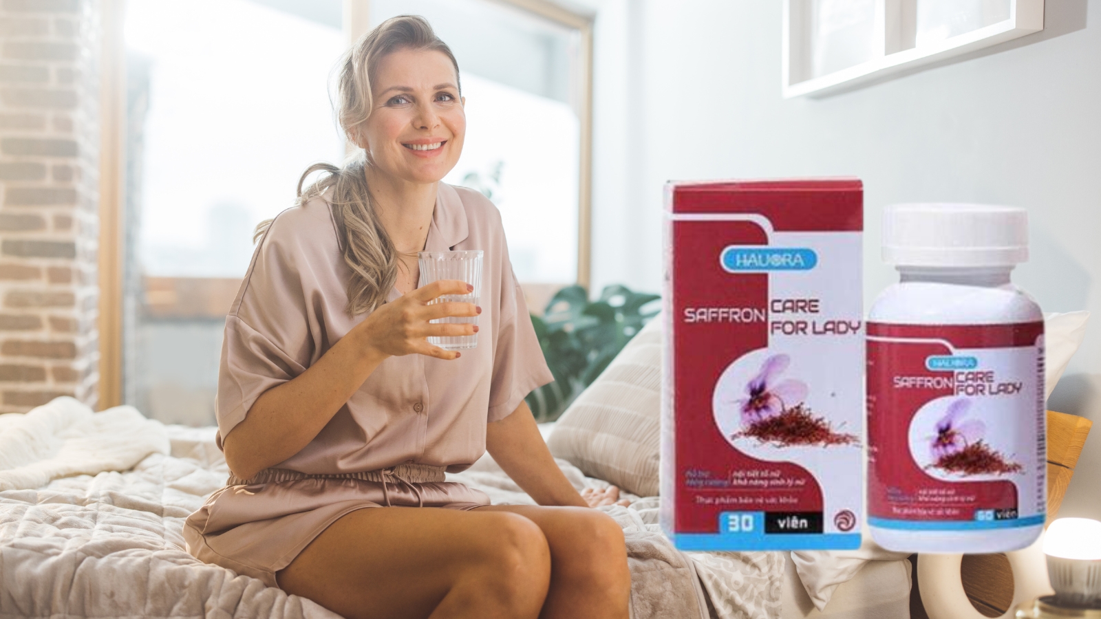 Hauora Saffron Care For Lady - Duy trì nội tiết tố nữ