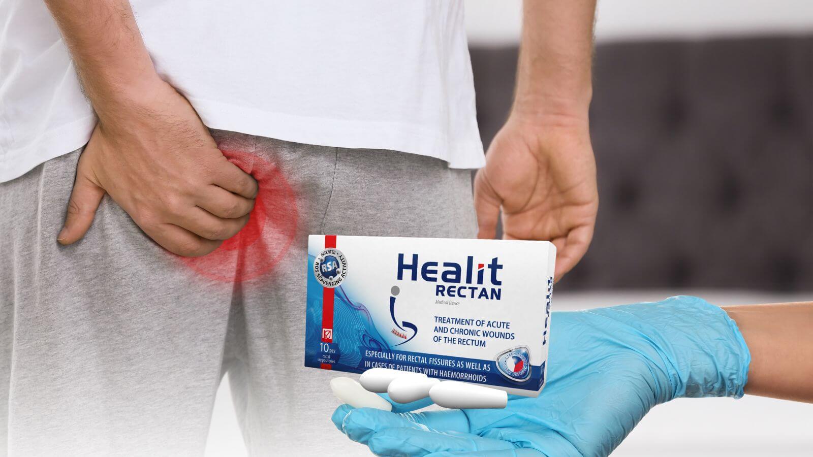 Healit Rectan hỗ trợ điều trị các bệnh vùng hậu môn trực tràng như trĩ, nứt hậu môn
