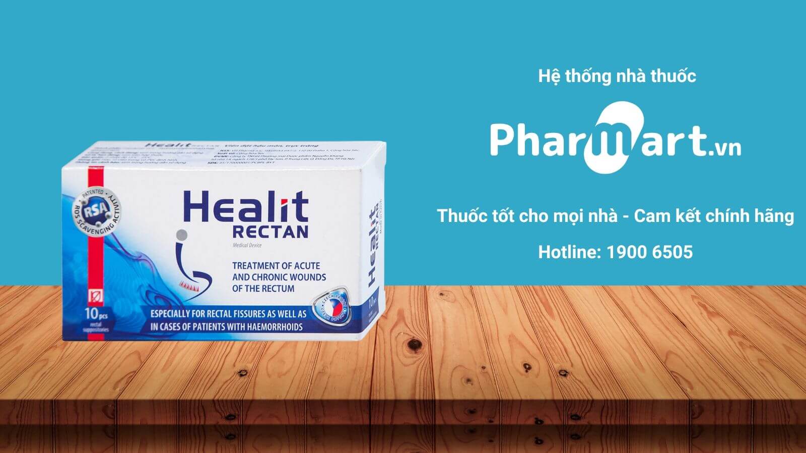 Mua ngay Healit Rectan chính hãng tại Pharmart.vn