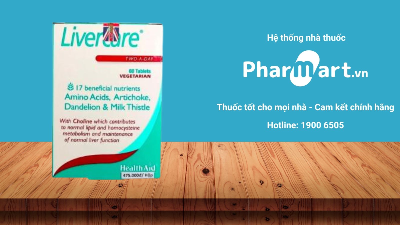 Mua HeathAid LiverCare chính hãng tại Pharmart.vn 
