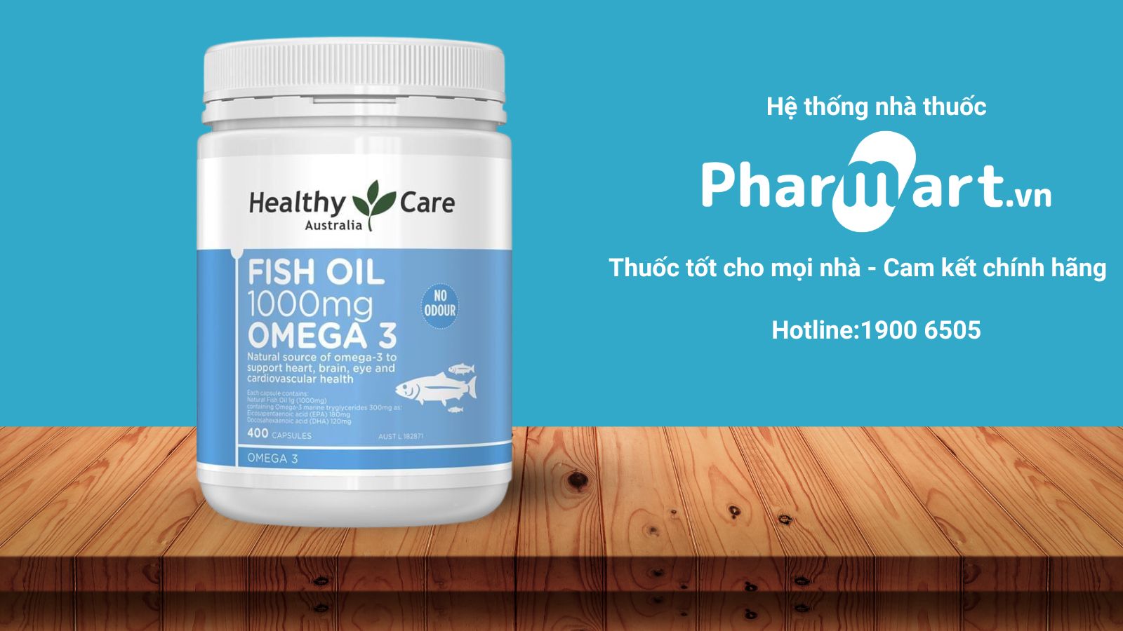Viên uống Healthy Care Oil được phân phối chính hãng tại nhà thuốc Pharmart