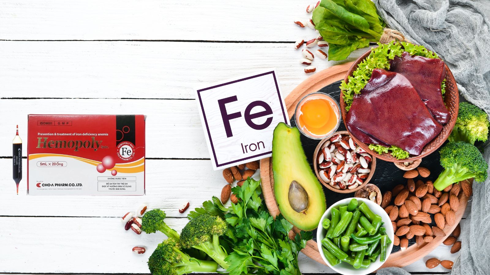 Hemopoly - Bổ sung sắt, cải thiện tình trạng thiếu máu