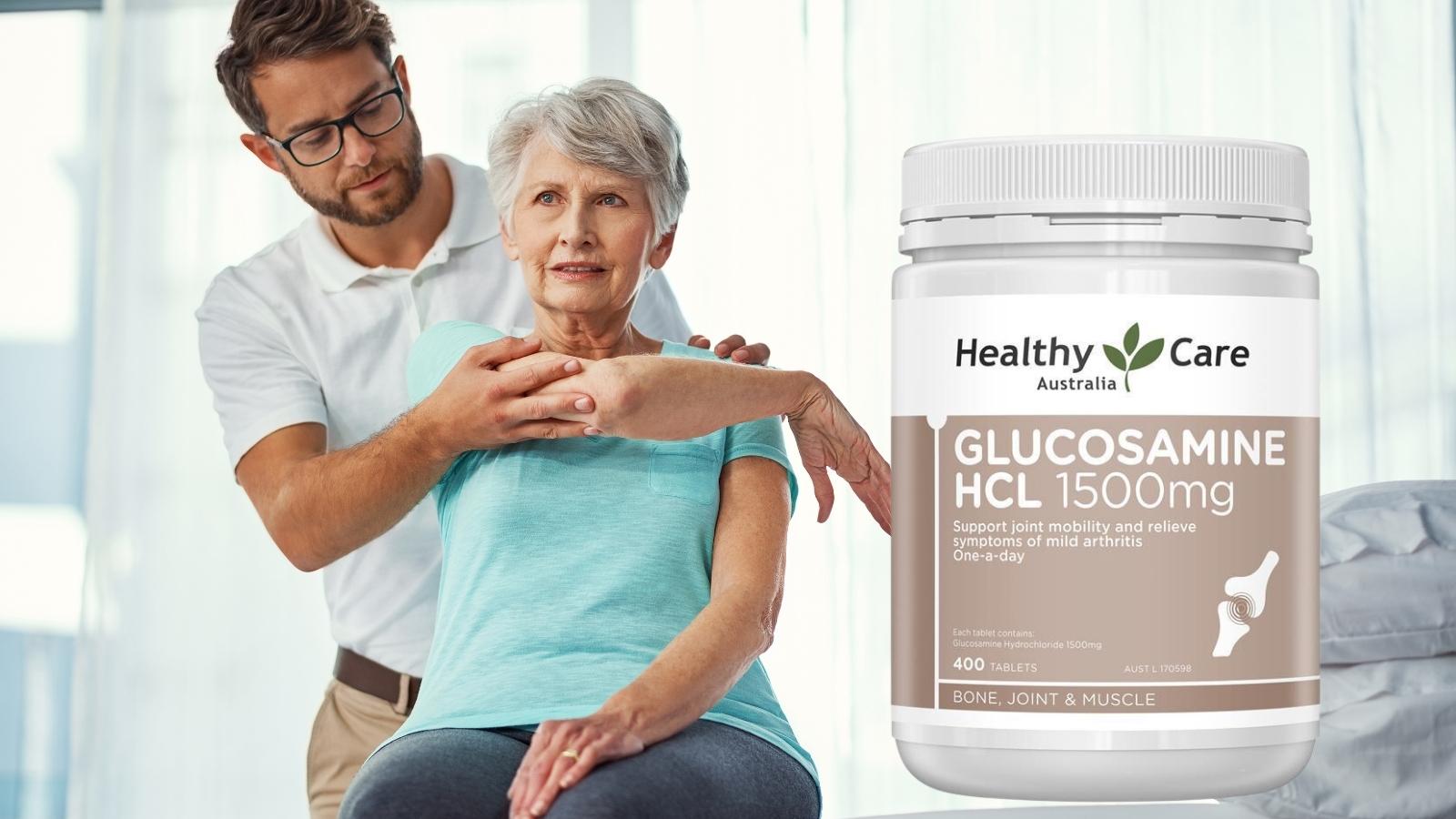 Healthy Care Glucosamine HCL - Viên uống giúp hỗ trợ chức năng xương khớp