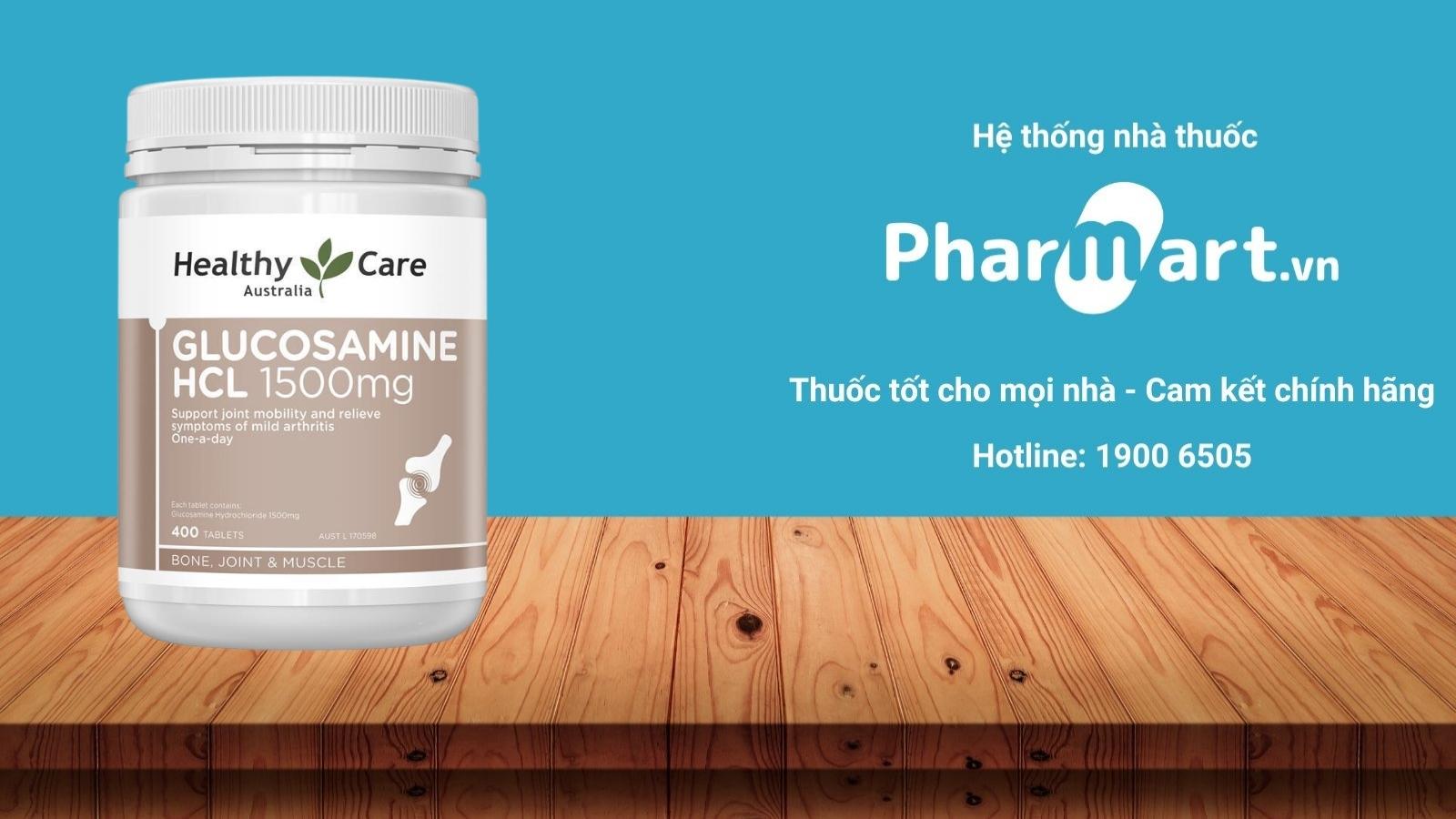 Giá và địa chỉ mua Healthy Care Glucosamine HCL uy tín, chất lượng