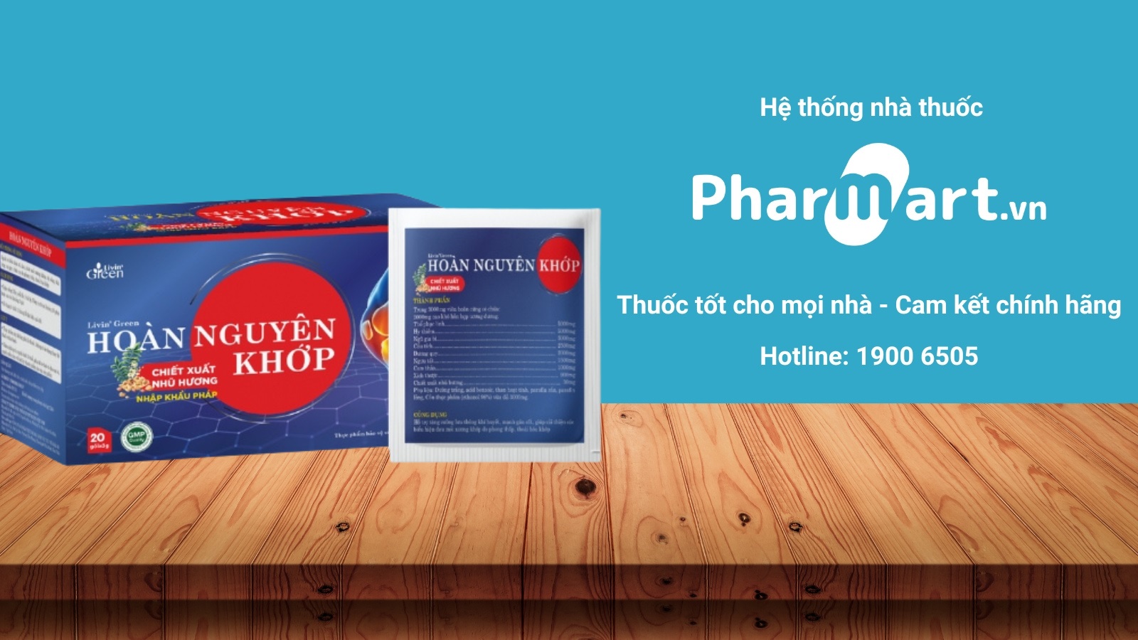 Hoàn Nguyên Khớp đang được phân phối chính hãng bởi Pharmart.vn