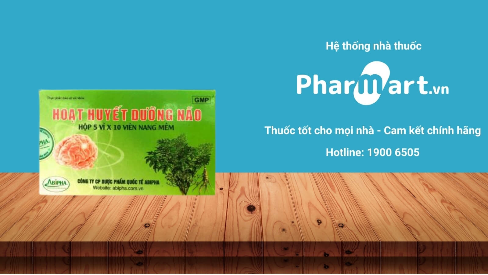 Mua Hoạt Huyết Dưỡng Não Abiphar chính hãng tại Pharmart.vn