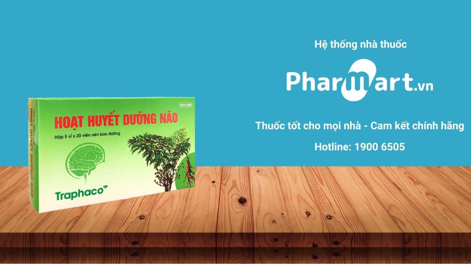 Mua ngay hoạt huyết dưỡng não Traphaco chính hãng tại Pharmart.vn