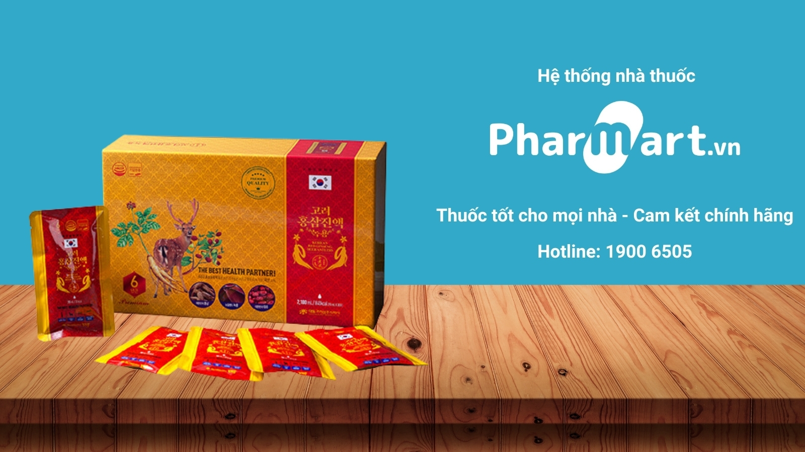 Mua ngay Hồng sâm nhung hươu chính hãng tại Pharmart.vn 