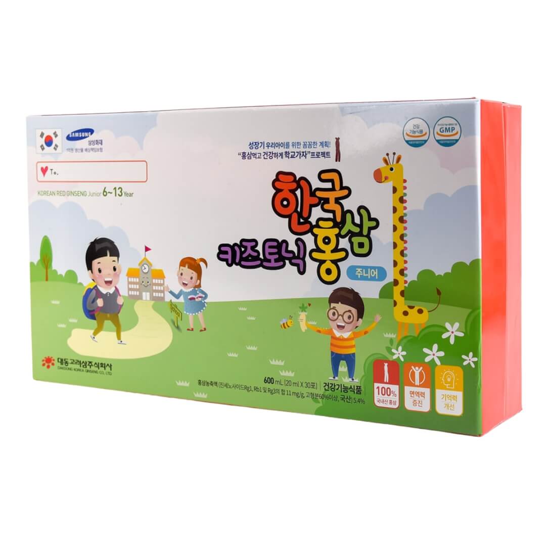 Hồng sâm trẻ em 6-13 tuổi – Korean red ginseng junior